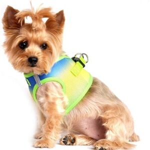 NWT Neon Green Dog Harness by Doggie Design - XS